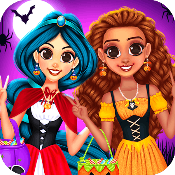 Rainbow Girls Halloween Salon
